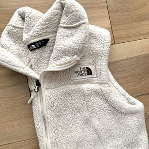 The North Face fleece teddy vest